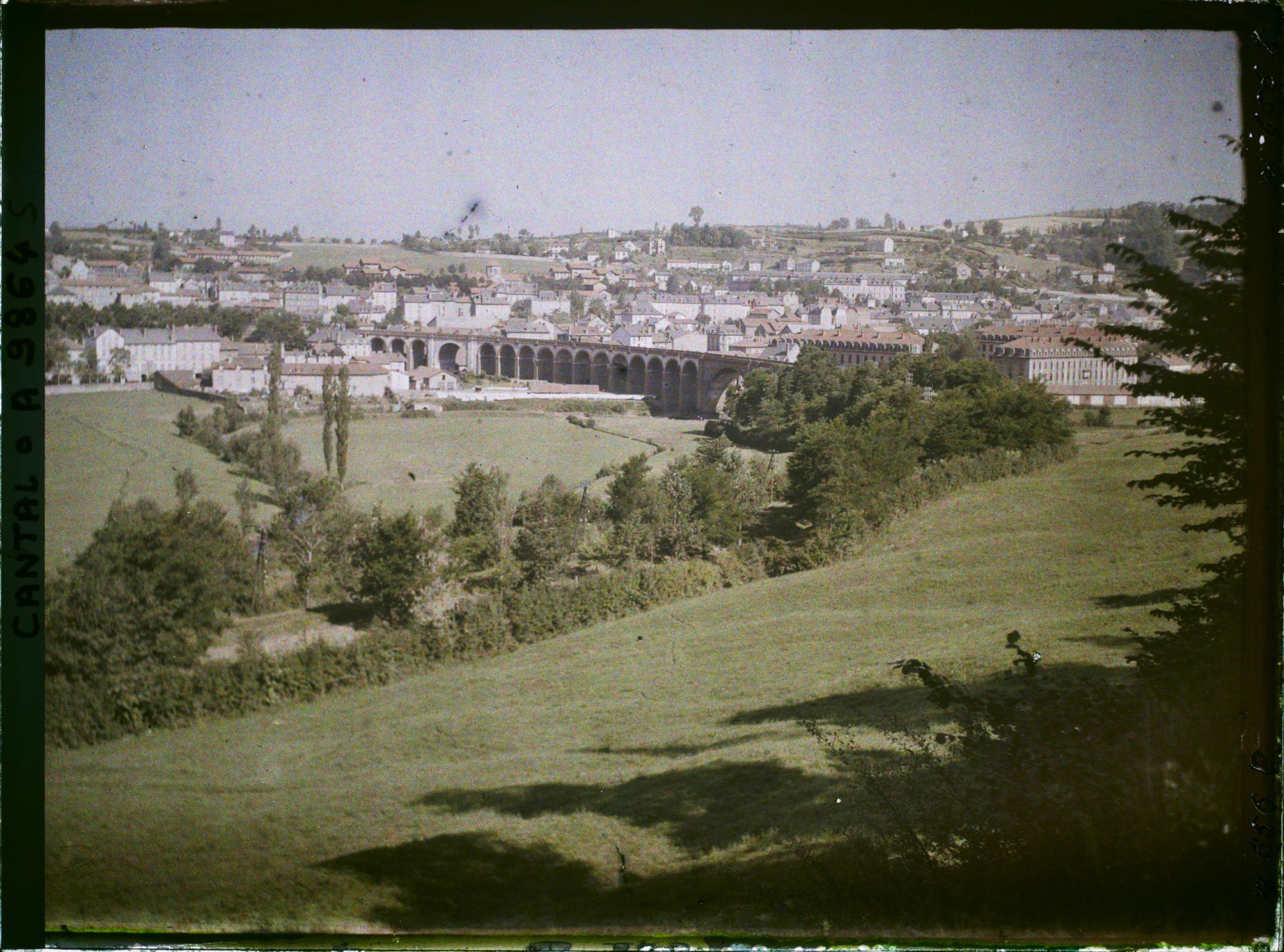 Image représentant Vue panoramique de la ville depuis la promenade du Barra, avec le Viaduc ferroviaire