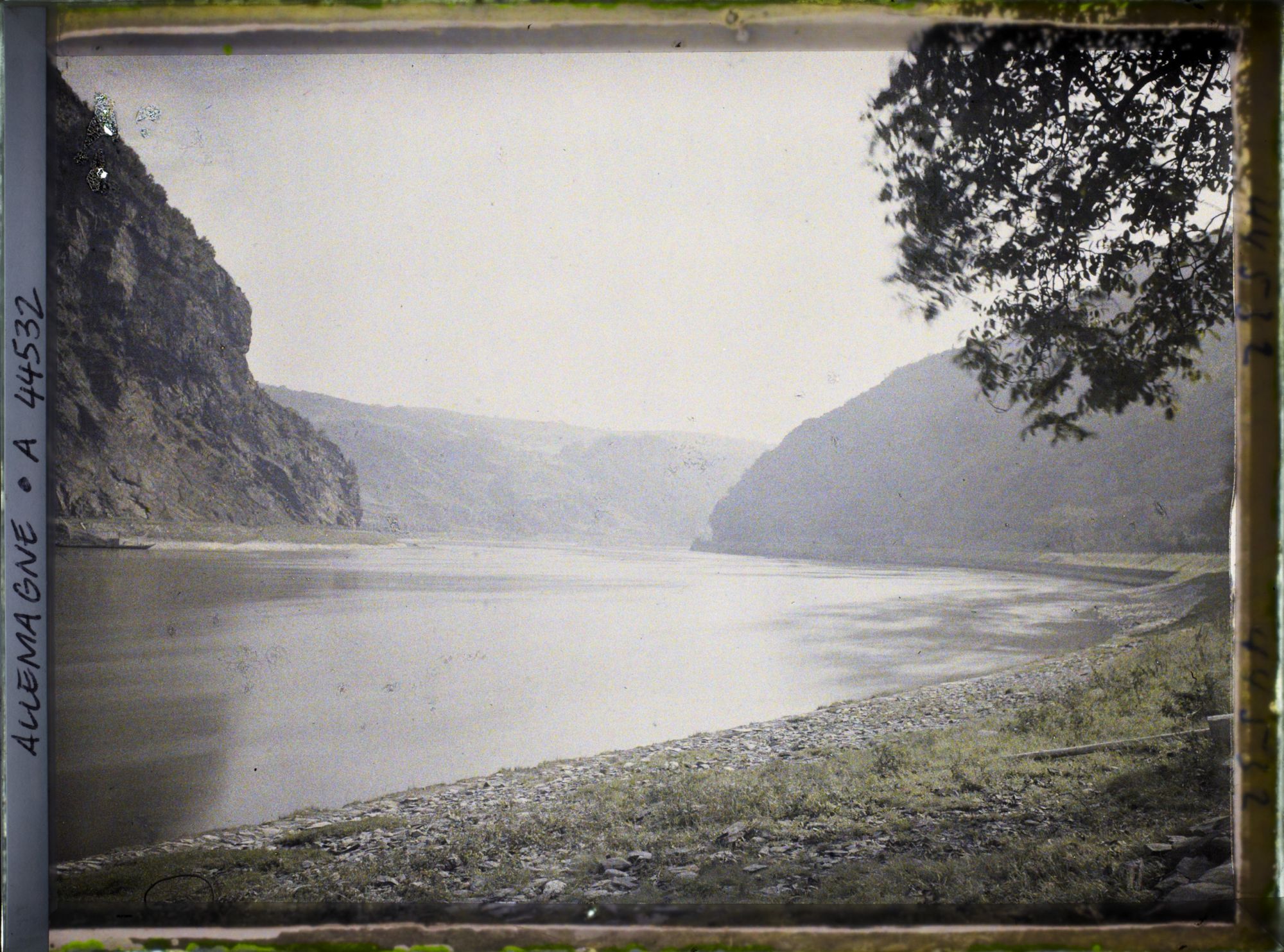 Image représentant Allemagne, St Goarhausen, La Hurlei vers l'amont du fleuve autre aspect
