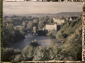 Image représentant France, Sauveterre de Béarn, Panorama. Effet du matin