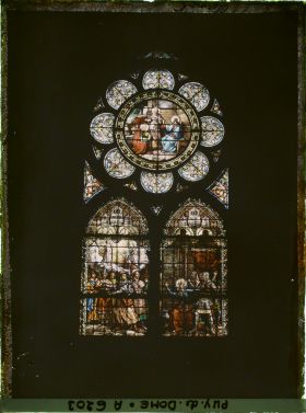 Image représentant France, Clermont Ferrand, Vitraux de la Cathédrale