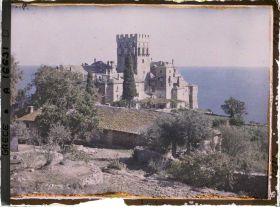 Image représentant Turquie, Mont Athos, Stravonikita, Ensemble du Monastère