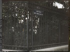 Image représentant Plaque de rue "Avenue du Trocadéro"