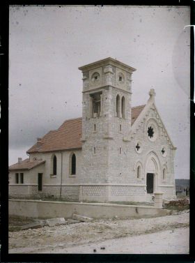 Image représentant France, Boureuilles Meuse (140h), Reconstruction de l'Eglise