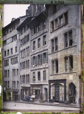 Image représentant Une rue proche du temple de Saint-Gervais
