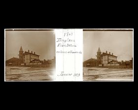 Image représentant Alila-Strasse, actuelle Yushanlu ("rue de Yushan"), la prison destinée aux Chinois