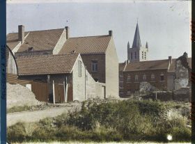 Image représentant Belgique, Neuve Eglise,Reconstructions vers l'Eglise