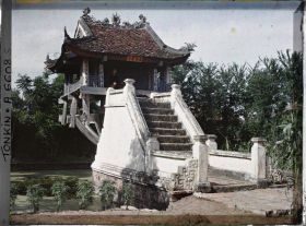 Image représentant Le temple Nhu't-chu-tu' ou Mot-cot (" Pagode du pilier unique ")