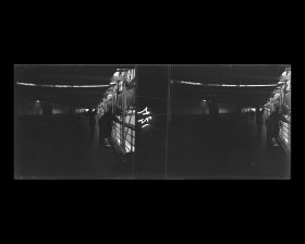 Image représentant Le pont des 1eres classes équipé de protections contre la pluie