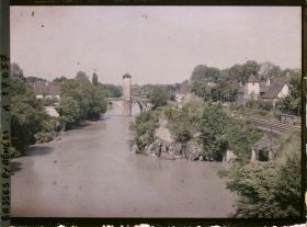 Image représentant France , Orthez, Panorama s/ le Gave