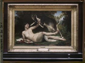 Image représentant Le tableau "Une bacchante" de William Bouguereau, musée des Beaux-Arts