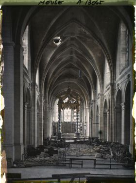 Image représentant France, Verdun, Cathédrale Intérieur