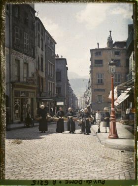 Image représentant France, Clermont Ferrand, Retour du marché