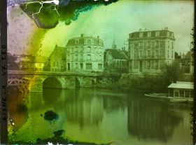 Image représentant France, Soissons, Vieux Pont et reconstructions rive droite vers St Vaast