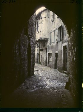Image représentant France, Figeac, Aspect d'une vieille rue