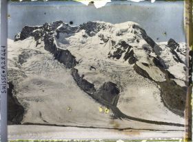 Image représentant Le Breithorn et le Petit Cervin depuis le Gornergrat