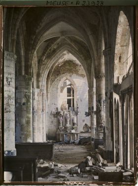Image représentant France, Dun s/Meuse, La nef Droite
