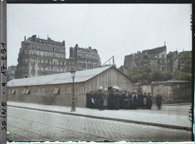 Image représentant Baraque Vilgrain, à l'angle du quai de Montebello et de la rue Saint-Julien-le-Pauvre