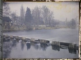Image représentant France Alsace, Strasbourg, Le barrage de l'Ill près de la Porte de la Robertsau
