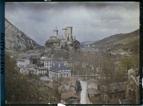 Image représentant Le château et la ville vers le nord