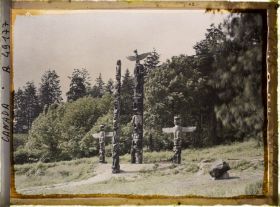 Image représentant Canada, Vancouver, Ensemble d'un Totem