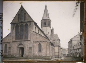 Image représentant France, Haguenau, L'Eglise St Georges, du XIIe s.