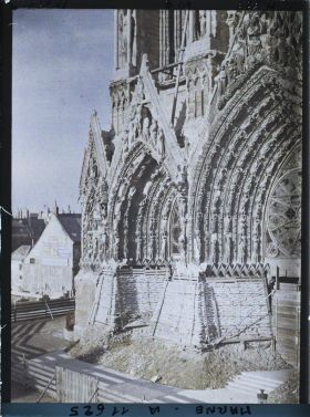Image représentant France, Reims, Façade de la Cathédrale