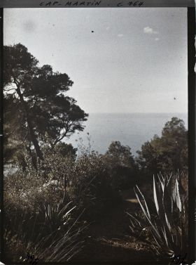 Image représentant le jardin (vue vers la mer)