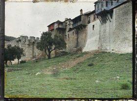 Image représentant Mont Athos, Muraille du Monastère de Lavra