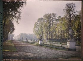 Image représentant L'allée des Statues dans le parc