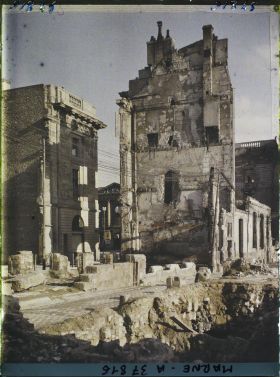Image représentant France, Reims, Ruines rue Truden