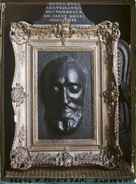 Image représentant Moulage du masque funéraire du roi Henri IV, au cabinet de Jean Guiton, Hôtel de Ville