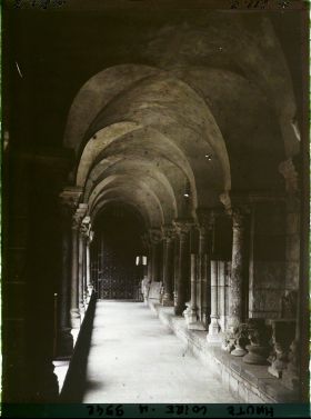 Image représentant La galerie occidentale du cloître de la cathédrale Notre-Dame-de-l'Annonciation