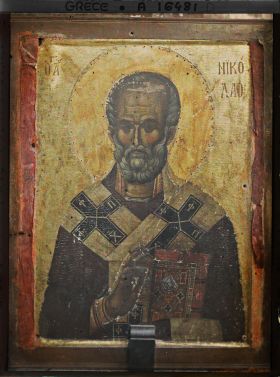 Image représentant Turquie, Hilendar, Icone Troicroutchitsa (St Nicolas)