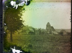 Image représentant France, Berny-Rivière, Vue s/ le Village dans la brume