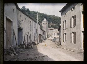 Image représentant France, Bouillonville, La Grande Rue vers l'Eglise