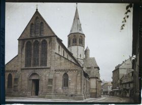 Image représentant France, Haguenau, L'Eglise St Georges, du XIIe s.