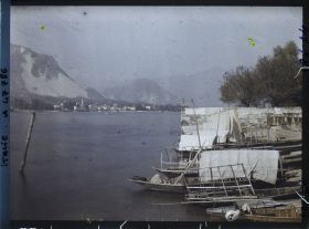 Image représentant Le port de l'île des Pêcheurs (isola dei Pescatori)