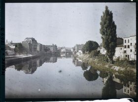 Image représentant France, Verdun, La Meuse à Verdun (Vue prise du Pont Chaussée