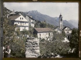 Image représentant Panorama sur Orselina et l'église Saint-Bernard