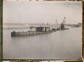 Image représentant Belgique, Zee Brugge, L'"Ephigeni" coulé à l'entrée du Chenal