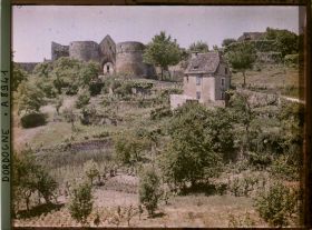 Image représentant France, Domme, Domme la porte des tours (fn 13e)