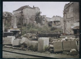 Image représentant France, Verdun, Les Ruines de la rue St Pierre, vues de la rue St Paul