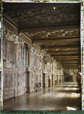Image représentant France, Fontainebleau, Palais de Fontainebleau Galerie François 1er