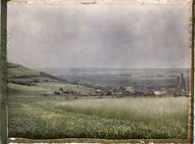 Image représentant France, Ablain-St Nazaire, Vue Gle du Village, dans le fond, Souchez
