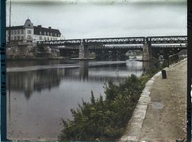 Image représentant France, Compiègne, Pont provisoire sur l'Oise