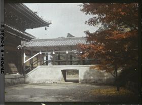 Image représentant Temple du Nanzen-ji : galerie couverte reliant le hattô au hôjô