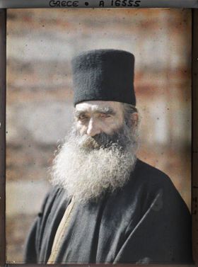 Image représentant Turquie, Esphigménou, Portrait du vieux moine