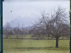 Image représentant Le village de Sarnen devant le Stanserhorn