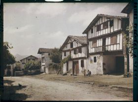 Image représentant France, Aïnhoa, Vieilles Maisons dans la Grand' Rue