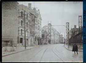 Image représentant France, Reims, La rue de Vesles